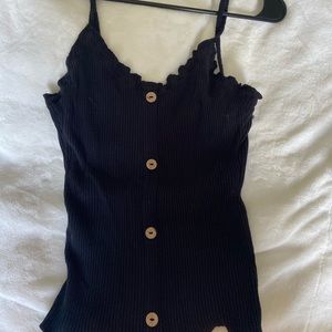 Button Black Tank